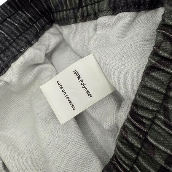 QILO x WRMFZY Men's EDC Shorts Black Brushstroke Camo Small - Picture 8 of 11